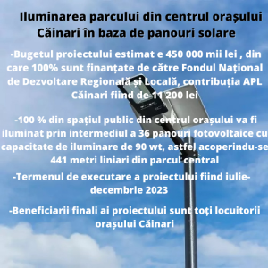 Un viitor mai sigur și mai modern pentru Căinari