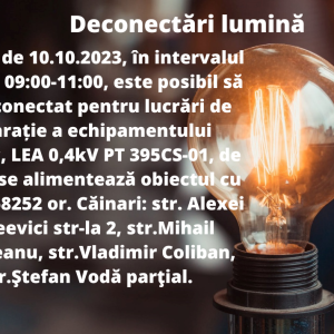 Deconectări lumină