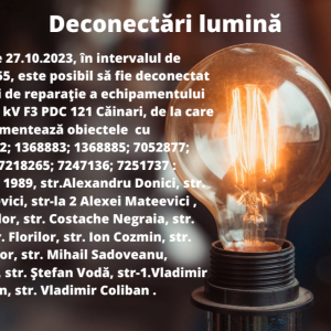 Deconectări lumină