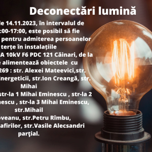 Deconectări lumină