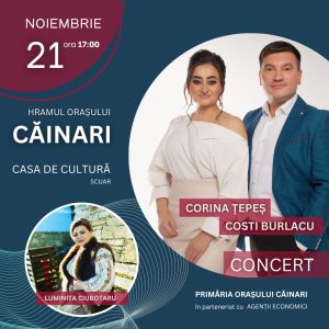 Programul evenimentelor cultural-artistice organizate cu prilejul Hramul orașului Căinari
