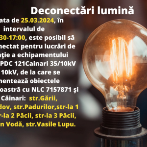 Deconectări lumină