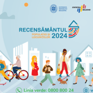 Anunț privind desfășurarea Recensământului populației și locuințelor  în perioada 8 aprilie-7 iulie 2024