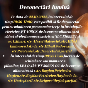 Deconectări lumină