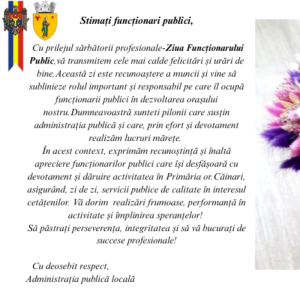 Ziua Funcționarului Public!