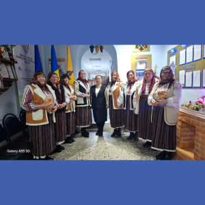 Primăria orașului Căinari a primit cu bucurie colindătorii!