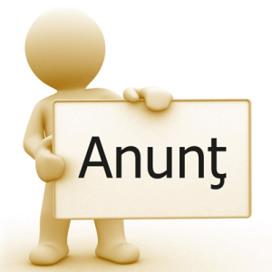 ANUNȚ INFORMATIV